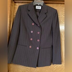 Kasper ladies lined double breasted blazer